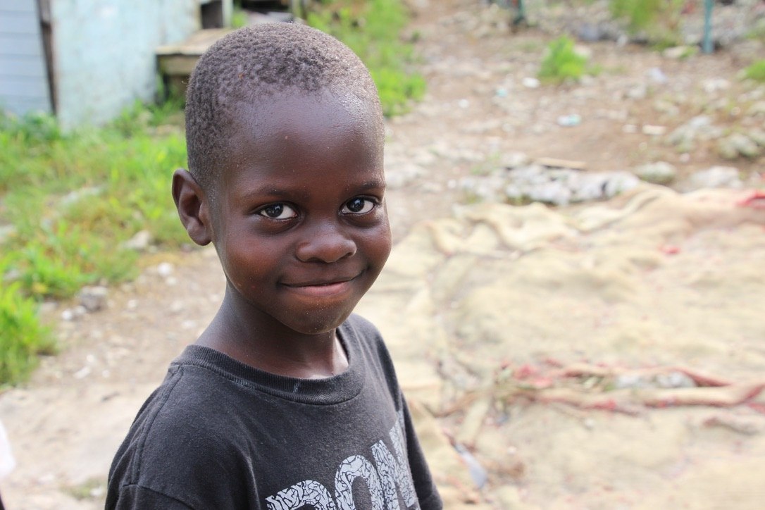 A student in Abaco